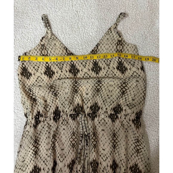 NWT LAVENDER BROWN Elegant Sleeveless Patterned Dress - Picture 9 of 10